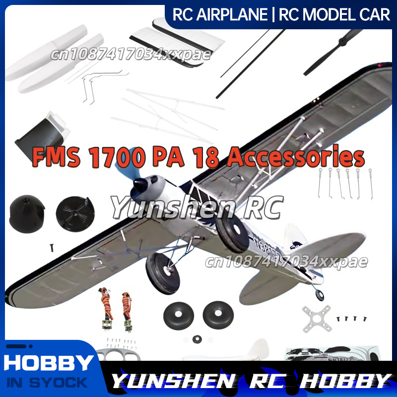 Rc Hobby Toys - Autocollants décoratifs pour avion RC FMS,