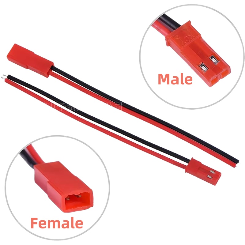 Rc Hobby Wire - Kit de connecteurs JST 2P, 20