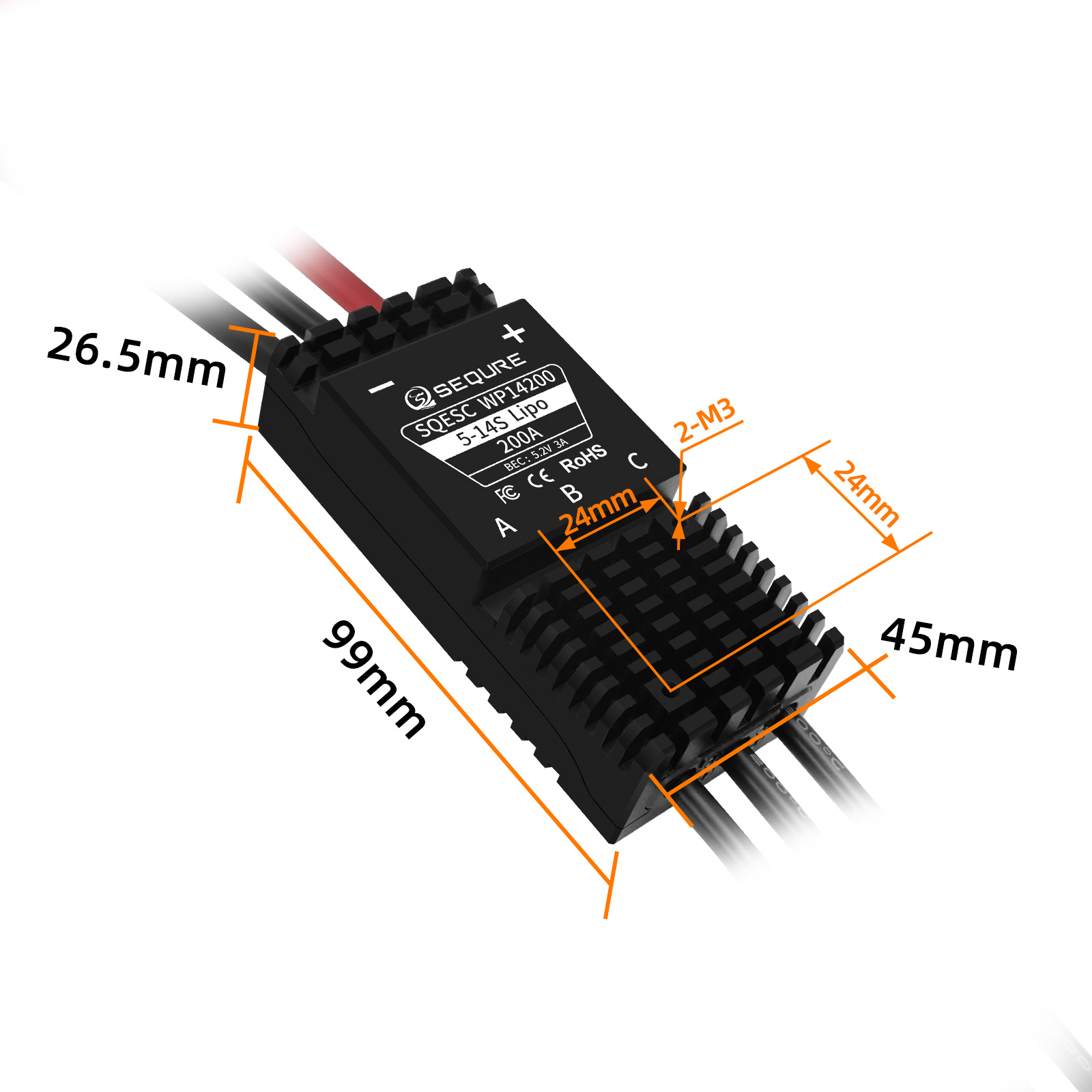 Contrôleur de vitesse électriq - Rc Hobby Wire avis et prix