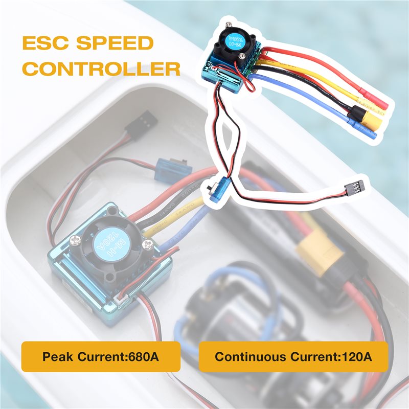 Contrôleur de vitesse ESC sans - Brushless Motor 3650 avis et prix