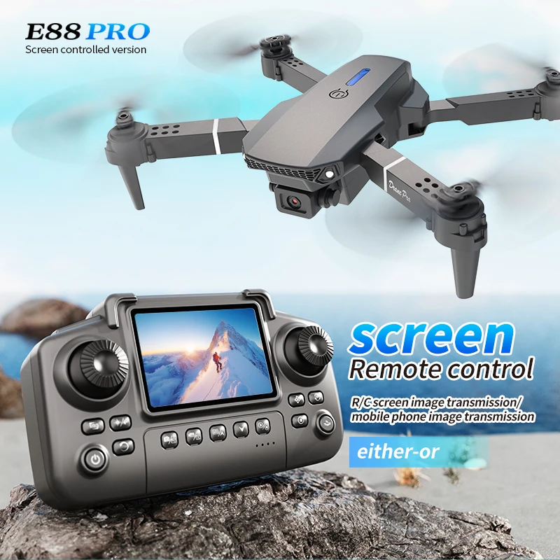 Drone professionnel E88 PRO av - Rc Hobby Wire avis et prix