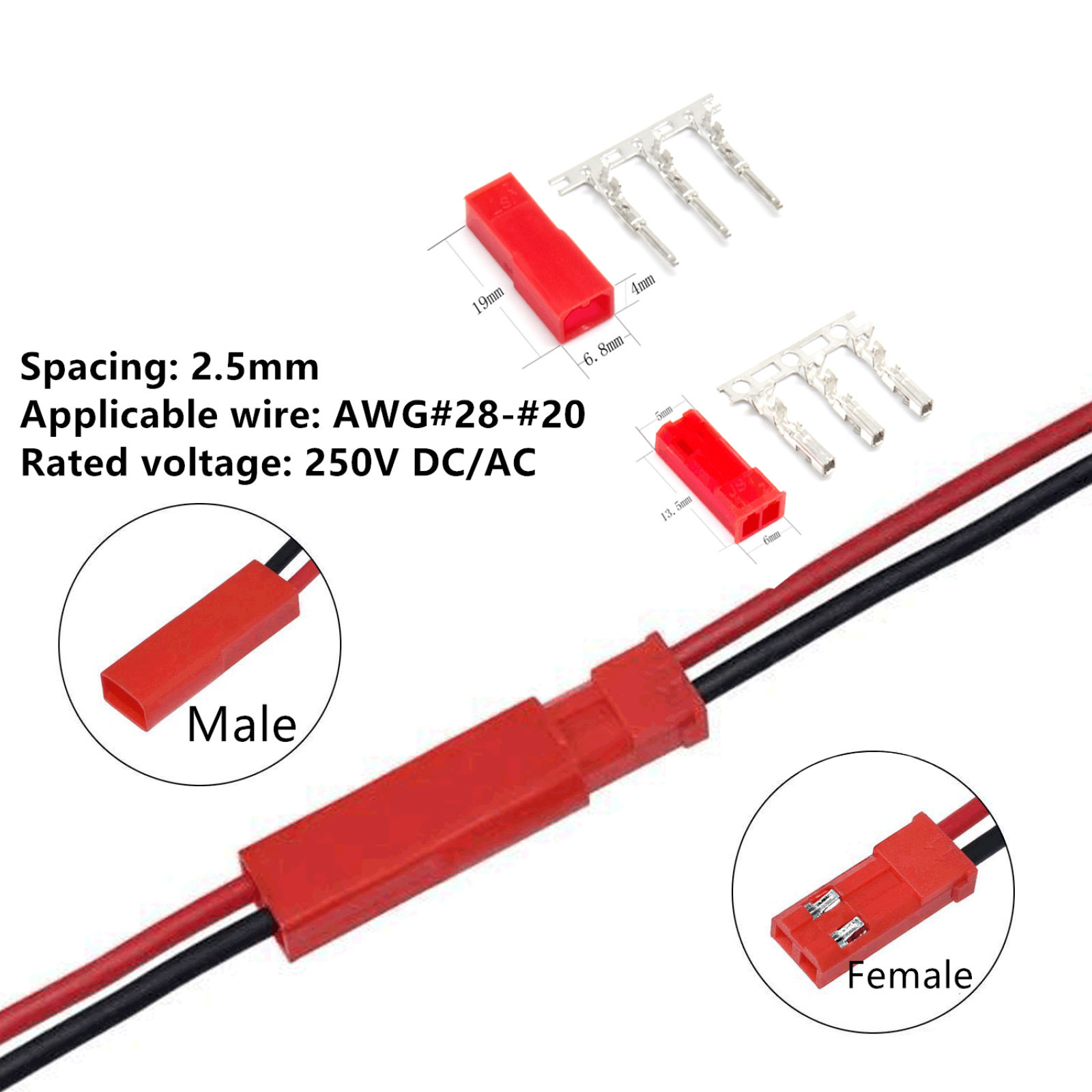 Boîte assortie de 105 connecte - Rc Hobby Wire avis et prix